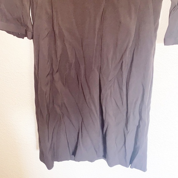 Classiques.Entier Brown 3/4 Length Sleeve Business Casual Dress - Picture 3 of 12